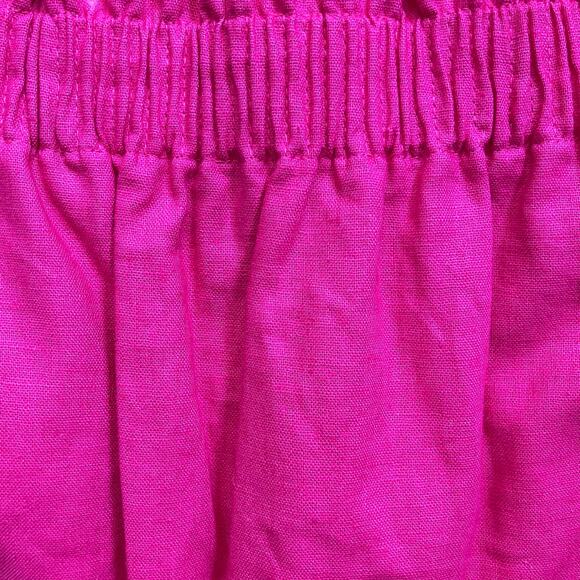 Hot pink scalloped hem short skirt J.Crew Factory preppy light academia - Picture 4 of 5